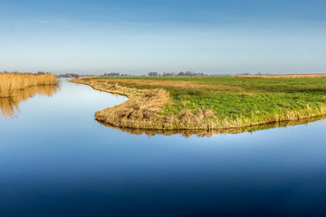 Obraz premium A rural landscape in Holland