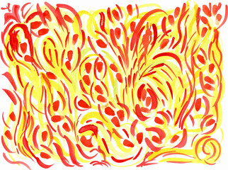 Watercolor illustration abstract colorful background