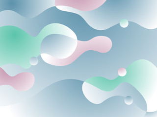 Abstract colorful flow shapes background for web, banner, website, landing page,wallpaper.