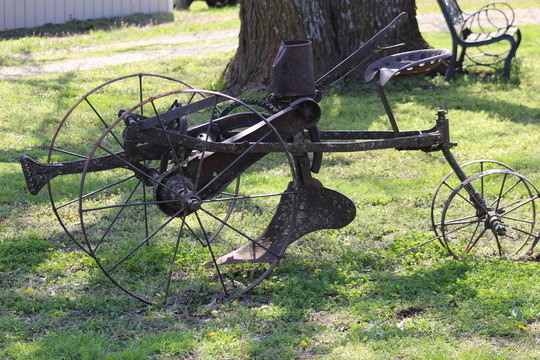 Very Old Horse Drawn Plow 