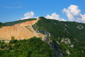 Fototapeta na wymiar Tara Valley in Montenegro, Europe