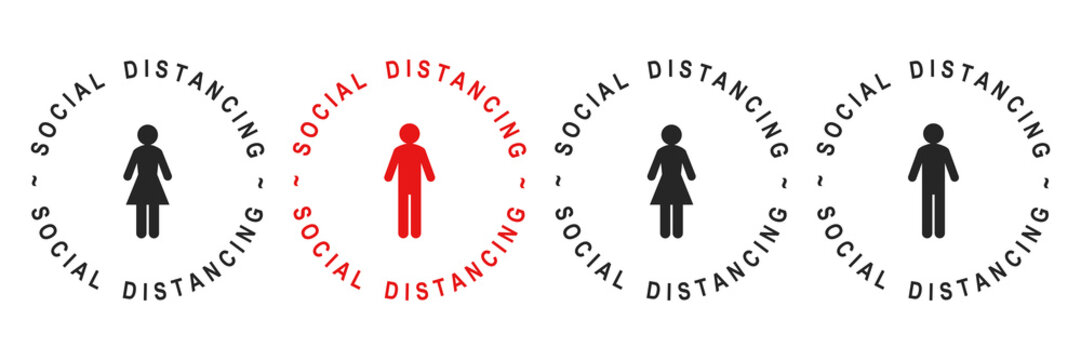 Social distancing concept