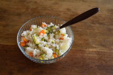 rice with vegetables