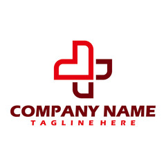 Medical logo, cross logo, medical center logo, health symbols, heart logo