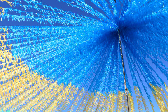 June party flags, traditional decoration in northeastern Brazil