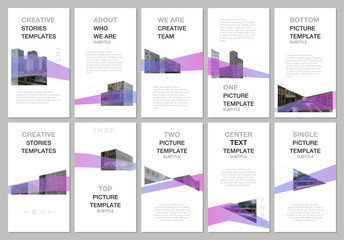 Creative social networks stories design, vertical banner, flyer template with architecture design. Abstract architectural background. Covers design templates for flyer, leaflet, brochure, presentation
