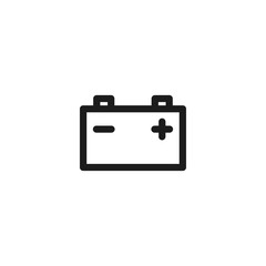Battery Vector icon . Lorem Ipsum Illustration design