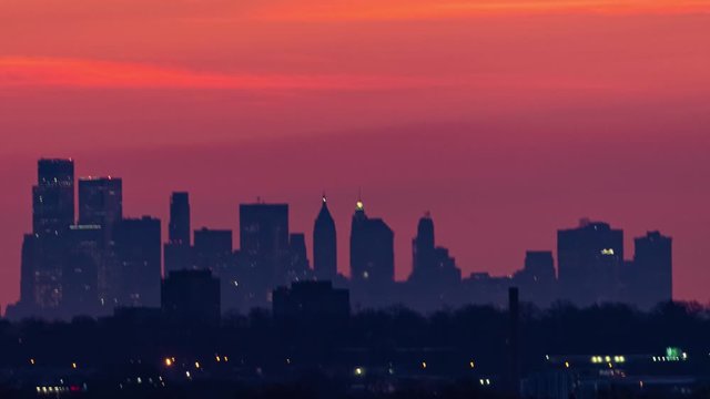 New York City Downtown Sunrise