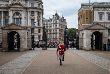 Horse Guards, an historic Building in the City of Westminster, London.