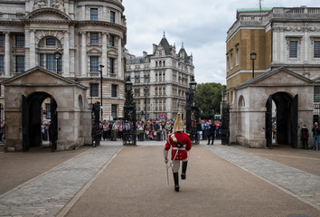 Obraz premium Horse Guards, an historic Building in the City of Westminster, London.