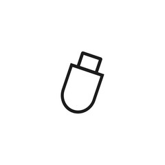 USB flash Vector icon . Lorem Ipsum Illustration design