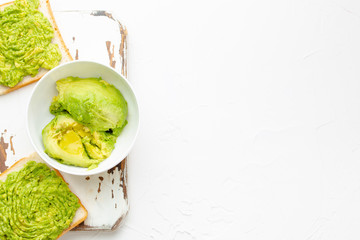 Avocado healthy  toasts
