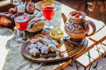 Rustic treats cookies and ginger jam