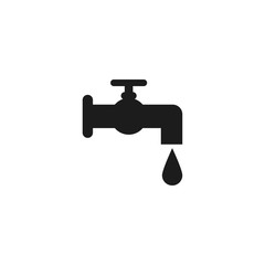 Faucet vector Vector icon . Lorem Ipsum Illustration design