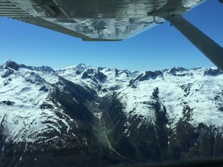 Flug über die Schweiz