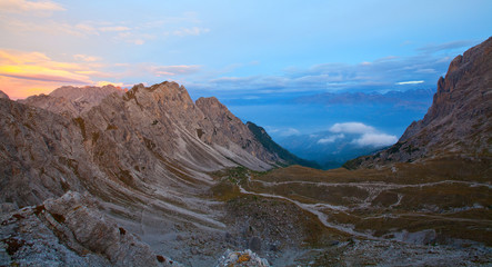 Die Lienzer Dolomiten mit der Karlsbader Hütte