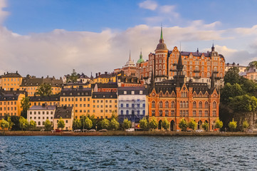 Fototapeta premium view of stockholm sweden