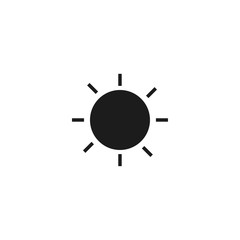 Sun Vector icon . Lorem Ipsum Illustration design