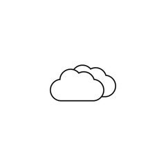 cloud Vector icon . Lorem Ipsum Illustration design