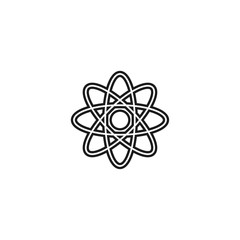 atom Vector icon . Lorem Ipsum Illustration design