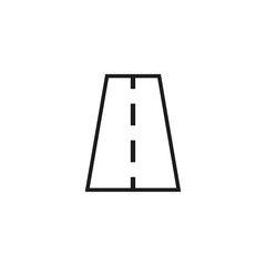 Vector road Vector icon . Lorem Ipsum Illustration design