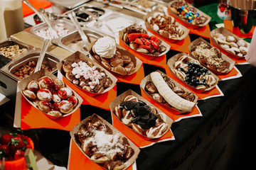 Poffertjes little Dutch pancakes food sweets desserts