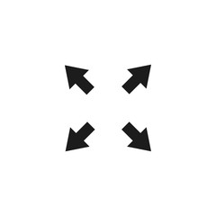 in full screen icon vector . Lorem Ipsum Illustration design