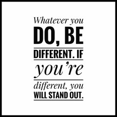 Inspirational and motivation quote written on black background 