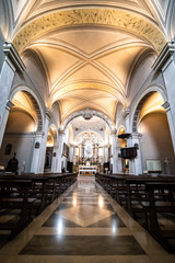 Fototapeta premium chiesa di pitigliano grosseto toscana