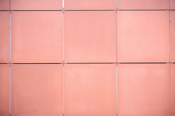 red tile wall