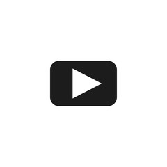 Fototapeta premium Video play button icon . Lorem Ipsum Illustration design
