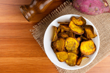 Baked beats with various spices. Stay at home concept. Top view.