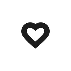 Naklejka na ściany i meble Vector icon heart 10 EPSVector icon heart 10 EPS . Lorem Ipsum Illustration design