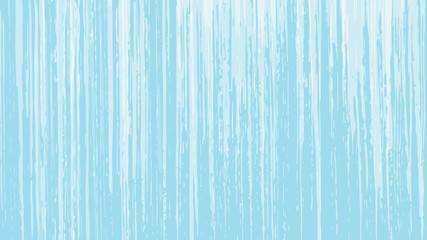 Freehand brush strokes, paint, vertical translucent stripes of white on a blue background, texture, daub. Vector illustration.