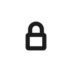 Vector icon lock 10 EPS . Lorem Ipsum Illustration design
