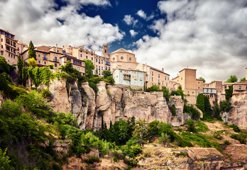 Fototapeta na wymiar Panoramic view of Cuenca, Spain