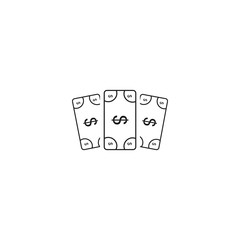 Vector icon dollar 10 EPS . Lorem Ipsum Illustration design