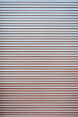 brown closed shutters