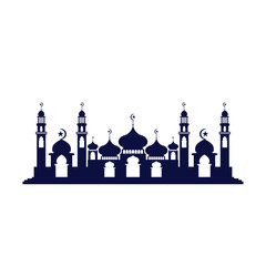 Mosque icon vector Illustration design template