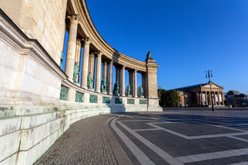 Obraz premium Heroes' Square in Budapest