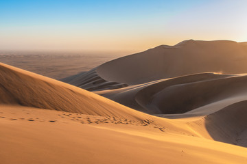 Fototapeta na wymiar dune 7 at sunset