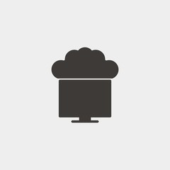 pot cooking icon vector illustration and symbol for website and graphic design