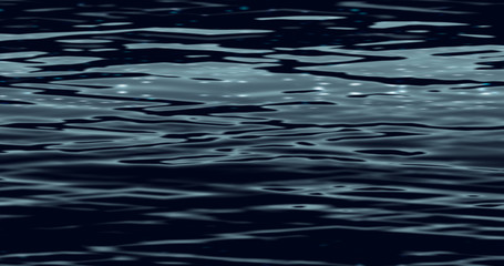 realistic dark water surface illustration