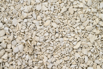 White clay powder texture. Close up. Ural food clay. Texture. Background. top view. Flat lay. No...