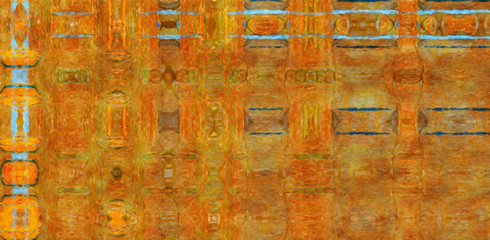 Abstract contemporary background. Watercolor texture pattern. Oil painting style. Stock. Digital design impressionism artwork. Hand drawn artistic. Art for sale. Warm colors. Paper or canvas print.