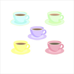 set of cups
