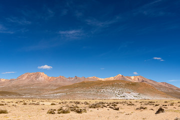 Fototapeta premium Mountains and volcano in Arequipa, Peru