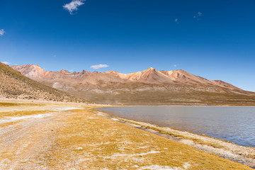 Mountains and volcano in Arequipa, Peru