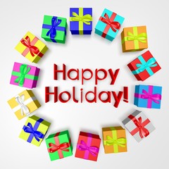 Happy Holiday - 3D illustration