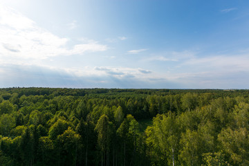 Mazurian landscape, from the region of lakes, North of Poland.